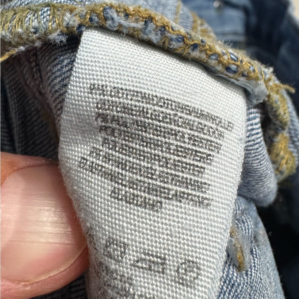 Free People Skinny‎ Jeans Womens Size 30S Short Medium Wash Blue Denim - Picture 5 of 6